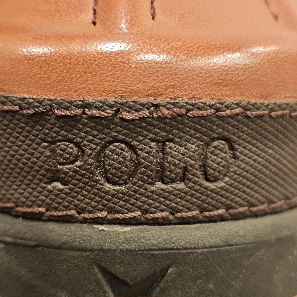 Polo Ralph‎ Lauren Oslo Low Waterproof Leather Suede Boots Mens Size 7.5